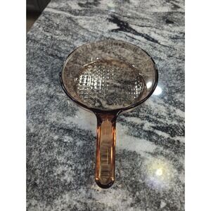 Vintage Vision Corning Ware Amber 7'' Waffle Bottom Fry Pan Skillet